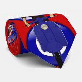 3dモダンなターゲットのスクーターの女の子 ネクタイ (ロール)