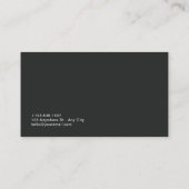 3Dモダンジオメトリック層状正方形 名刺 (裏面)