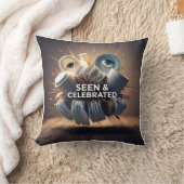 3Dモダンママアート：「毎日あなたを愛している」 クッション (ブランケット)