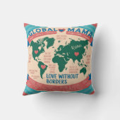 3Dモダンママアート：「毎日あなたを愛している」 クッション (裏面)