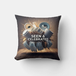 3Dモダンママアート：「毎日あなたを愛している」 クッション