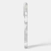3Dモダン幾何学模様(白) Case-Mate iPhoneケース (裏面 / 左)