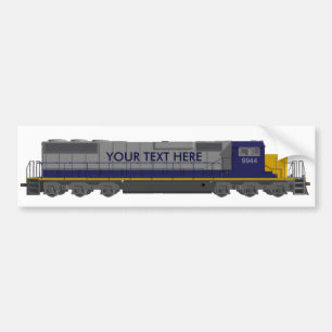 3Dモデル: 列車エンジン: 鉄道: バンパーステッカー