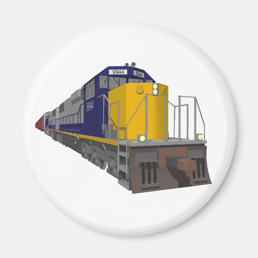 3Dモデル:貨物列車:鉄道: マグネット (正面)