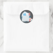 3Dモンスターシール ラウンドシール (バッグ)