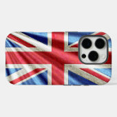 3Dユニオン国旗/ジャックデザイン Case-Mate iPhoneケース (裏面 (横))