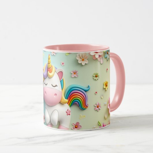 3Dユニコーン マグカップ (正面右)