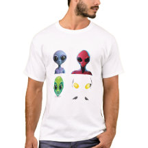 3Dユニークエイリアン顔デザイン