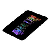 3Dライトのオースチンという名前 マグネット (左側)