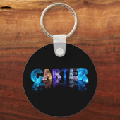 3Dライトのカーター名 キーホルダー (正面)