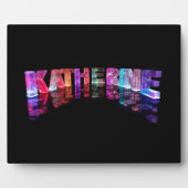 3Dライトのキャサリンの名前（写真） フォトプラーク (正面)