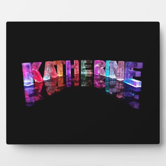 3Dライトのキャサリンの名前（写真） フォトプラーク (正面)