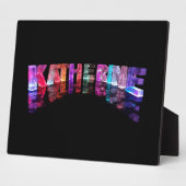 3Dライトのキャサリンの名前（写真） フォトプラーク (側面)