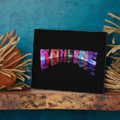 3Dライトのキャサリンの名前（写真） フォトプラーク (側面)