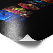 3Dライトのブランドンという名前 フォトプリント (角)