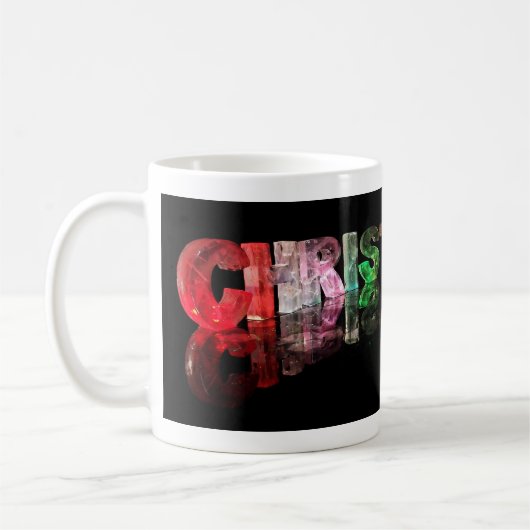 3Dライトの一流のクリストファー コーヒーマグカップ (左)
