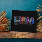 3Dライトの名前Emma (写真) フォトプラーク (側面)