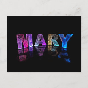 3DライトのMaryという名前(写真) ポストカード