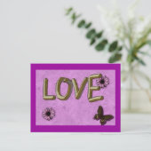 3Dラブユー金ゴールド ポストカード (スタンド正面)