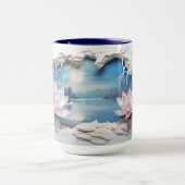 3Dランドスケープマグラップ昇華マグカップ マグカップ (中央)