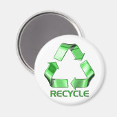 3Dリサイクル図 マグネット (正面/裏面)