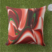 3Dレインボワート抽象芸術 アウトドアクッション (芝生)