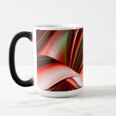 3Dレインボワート抽象芸術 モーフィングマグカップ (左)