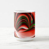 3Dレインボワート抽象芸術 モーフィングマグカップ (中央)