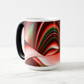 3Dレインボワート抽象芸術 モーフィングマグカップ (正面左)