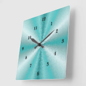 3Dレインボーアート スクエア壁時計 (傾斜)