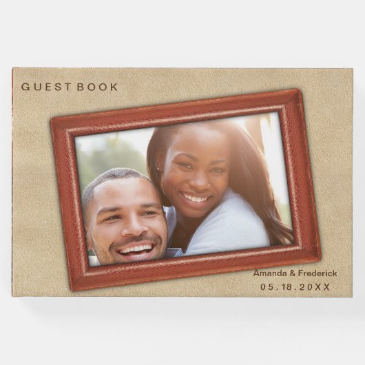 3Dレザーアカデミアデコール&カード ゲストブック (正面)