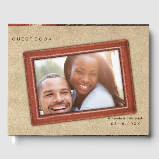 3Dレザーアカデミアデコール&カード ゲストブック (正面)