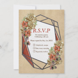 3Dレザーアカデミアデコール&カード 招待状