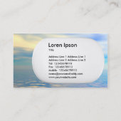 3Dロゼンジ – トロピカルシー 名刺 (裏面)