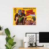 3Dロボット怪獣フィルムポスター ポスター (ホームオフィス)