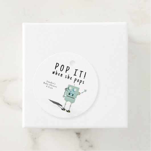 3Dロボット男の子 – ポップ・アートのそれ! フェイバータグ (インサイチュ)