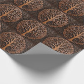 3Dワーラツリーウッドプリント、 ラッピングペーパー (角)