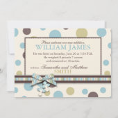 3D一見の弓誕生の発表を用いる点のプリント 案内状 (裏面)