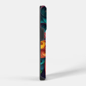 3D一輪の花 iPhoneケース (右側面)