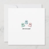 3D不気味紙カットハローウィンパーティ招待状 (裏面)