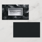 3D低モダンポリゴン幾何学模様 名刺 (正面/裏面)