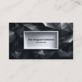 3D低モダンポリゴン幾何学模様 名刺