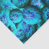 3D光学のターコイズと青の球体 薄葉紙 (詳細)