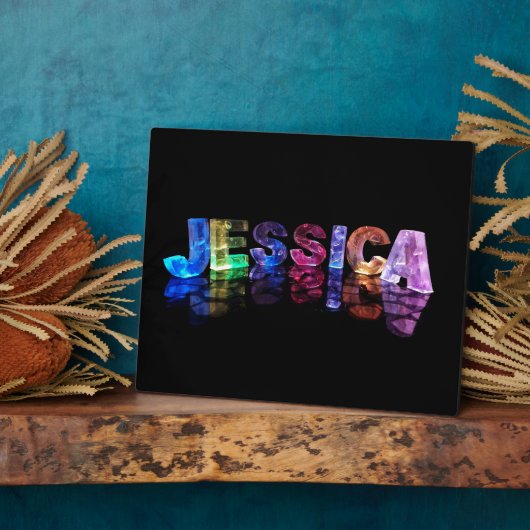 3D光源のジェシカという名前（写真） フォトプラーク