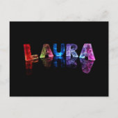 3D光源のラウラという名前(写真) ポストカード (正面)