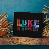 3D光源のルークという名前(写真) フォトプラーク (側面)