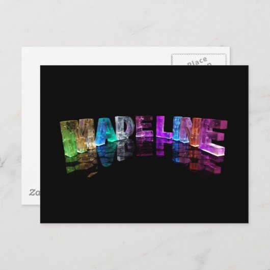 3D光源のMadelineという名前(写真) ポストカード (正面/裏面)