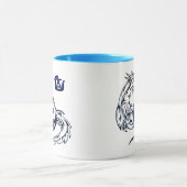 3D入れ墨のマグ マグカップ (中央)