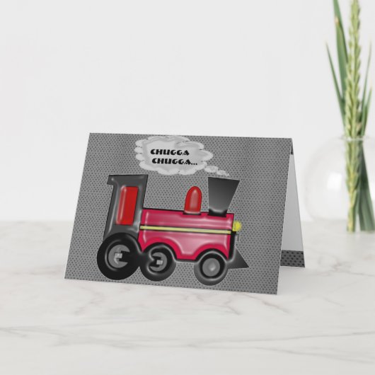 3D列車 カード (正面)