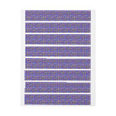 3D効果のチェック模様の航海のな旗は装飾をタイルを張ります ラップアラウンド宛名ラベル (シート)